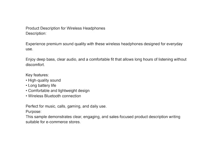 write engaging product descriptions